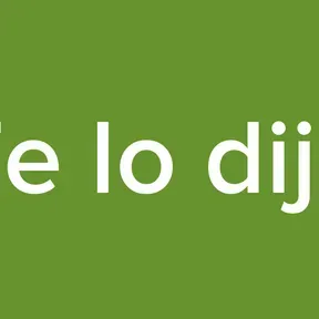 Te lo dije