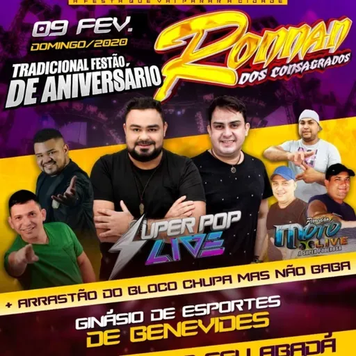 CD SUPER POP - BENEVIDES 09-02-2020 #POPLIVE