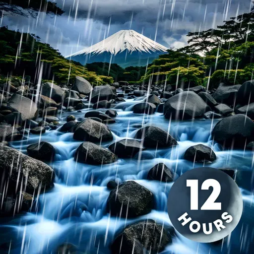 Rain + Water + Nature Sounds = Best Night of Sleep! | 12 Hour