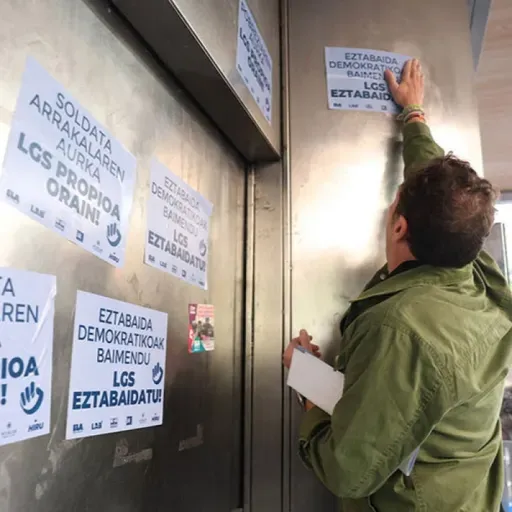 Lanbidearteko Gutxieneko Soldata Euskalerrian igotzearen aldeko borroka