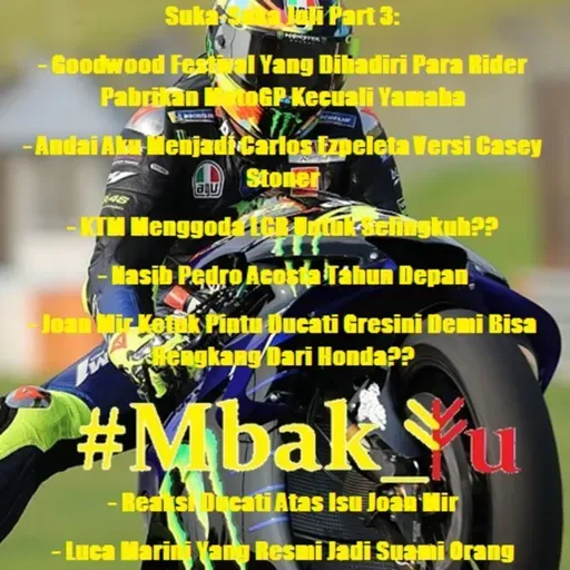 #27 #Mbak_Yu Podcast MotoGP Suka-Suka Juli 2023 Pt 3: LCR dan Mir Bakal Hengkang Dari Honda...??