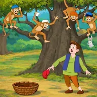 हुशार टोपीवाला :Clever Cap Seller (Marathi Kid's Story)