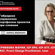 Гибридное управление портфелем проектов при слиянии