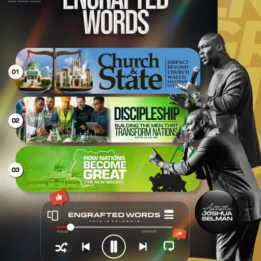 DISCIPLESHIP (BUILDING THE MEN THAT TRANSFORM NATIONS) WITH APOSTLE JOSHUA SELMAN