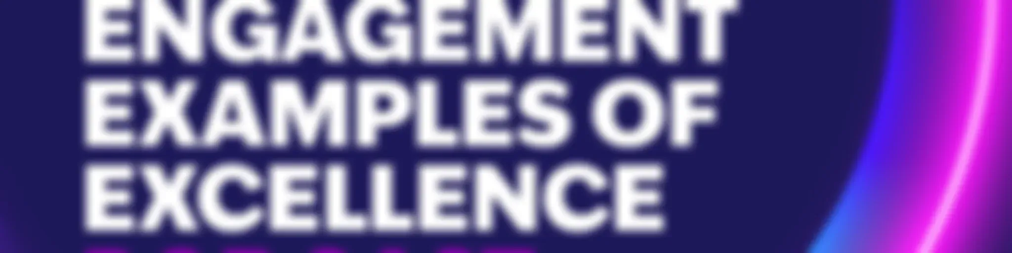 Employee Engagement Examples of Excellence