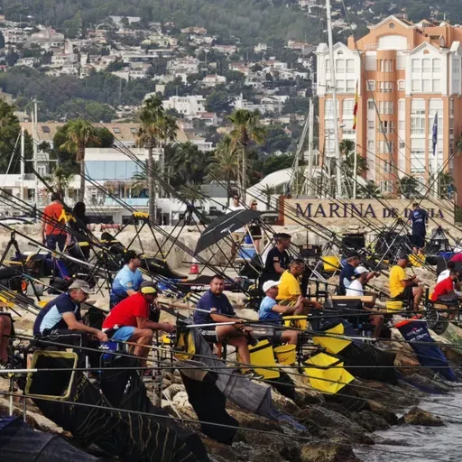De la madera de balsa al corcheo del mar · Enrique Aguado, Pablo Osendi Presidente El Banzao y el Rey del Corcheo