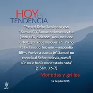Monedas y grillos ~ Devocional de Jóvenes ~ 19 de julio 2025