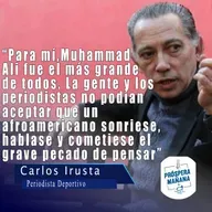 Carlos Irusta, Periodista Deportivo, especialista en Boxeo, en Próspera Mañana