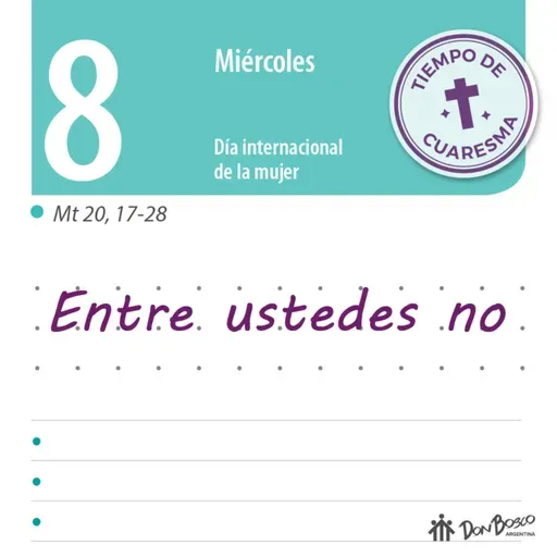 Miércoles 08 de Marzo de 2023