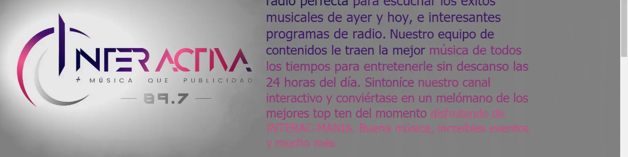 iNteractiva 89 7 fm