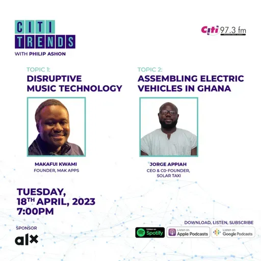 Disruptive Music Technology + Assembling electric vehicles in Ghana