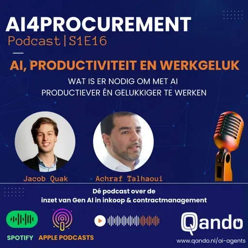 S1E16 | AI, Productiviteit en werkgeluk  | AI4Procurement powered by Qando!