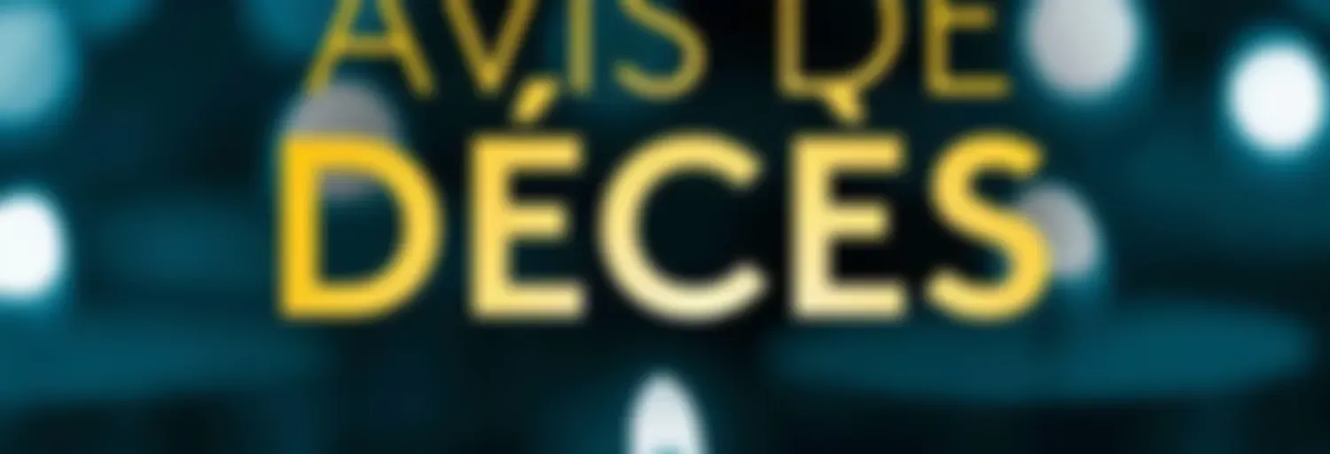 Avis de décès - Nouvelle-Calédonie