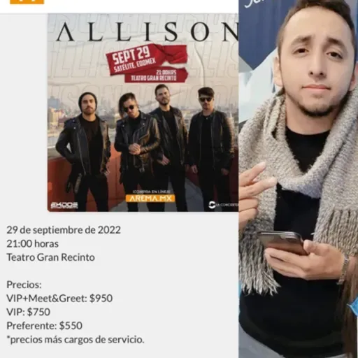 Allison en Teatro Gran Recinto