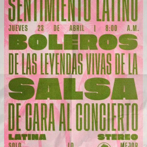 Especial Sentimiento Latino - Boleros de las Leyendas Vivas de la Salsa - 23 de abril de 2026