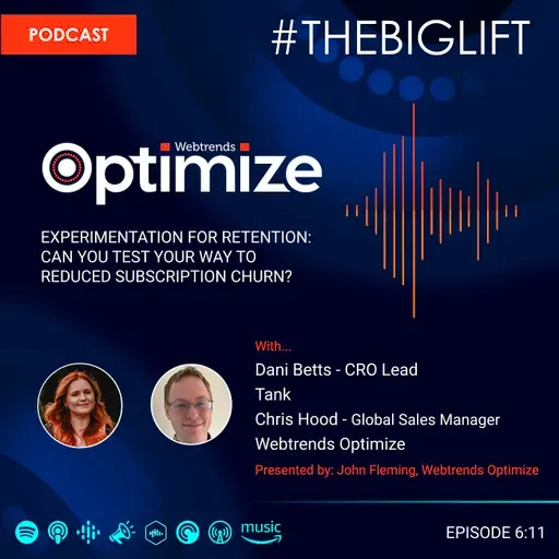 Series 6 Episode 11 - Experimentation for retention: Can you test your way to reduced subscription churn?