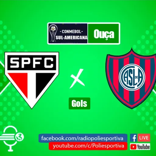 FUTEBOL NA POLIESPORTIVA - COPA SUL-AMERICANA 2023 - OITAVAS DE FINAL - GOLS DE SÃO PAULO 2 X 0 SAN LORENZO