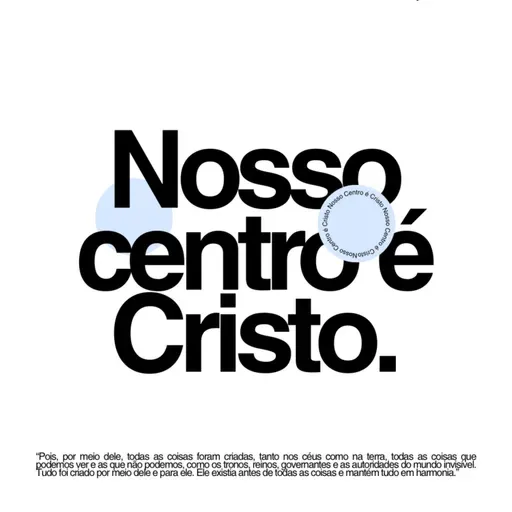 Nosso centro é Cristo - Camila Pereira