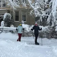 In Boston blizzard, some find joy in the snow