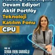 Nasdaq Yükselişine Devam Ediyor! Aktif Portföy Teknoloji Katılım Fonu - CPU