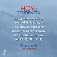 Mi testimonio ~ Devocional de Jóvenes ~ 5 de agosto 2025