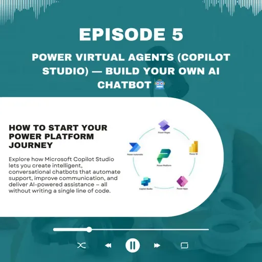 Episode: 5 Power Virtual Agents (Copilot Studio) β Build Your Own AI Chatbot π€