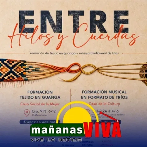 Abren inscripciones para formación gratuita en tejido y música tradicional en Ipiales