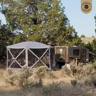 #323 | The Ultimate Solo Hunting Camp Setup with Teardrop Trailer and Clam Shelter with Cliff Hawkins