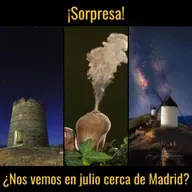 ¡Sorpresa! ¿Nos vemos en julio cerca de Madrid?