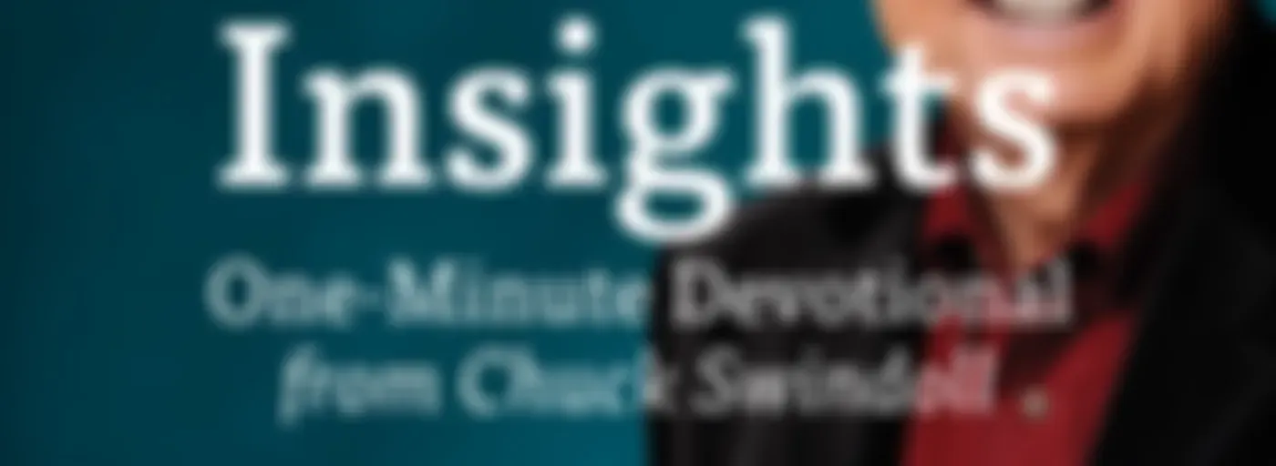 Insight for Living Canada - One-Minute Insights