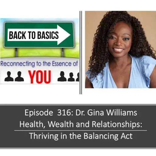 E316: Dr. Gina WIlliams - Health, Wealth and Relationships, Thriving in the Balancing Act