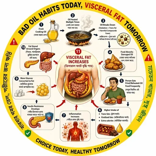 EP- 264| Visceral Fat Files | ভিসারাল ফ্যাট ফাইলস|Bengali wellness podcast
