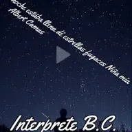 La noche estaba llena dé estrellas