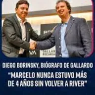 Nota al periodista y escritor Diego Borinsky hablando de la vuelta de Gallardo a River Plate.