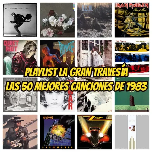 Playlist. Los 50 mejores temas de 1983.
