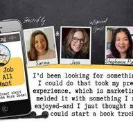 Stephanie Pao has the job we all want. She owns a romance bookstore on wheels.