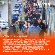 Alerta de tsunami: Punta Arenas activó su protocolo sin incidentes