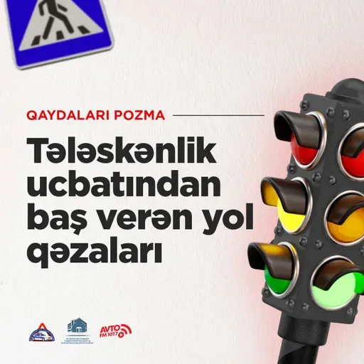 Tələskənlik Ucbatından Baş Verən Yol Qəzaları  I Qaydaları pozma