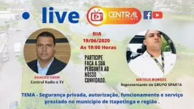 Live com Mateus Borges do GRUPO SPARTA