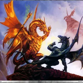 the dragons fight