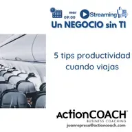 ¿Cómo optimizas tu productividad cuando viajas?