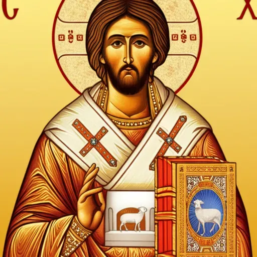 Páscoa Cristo Sacerdote, Altar e Cordeiro