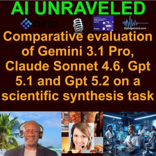 [TEASER] 📊 Frontier Models in Scientific Synthesis: A Comparative Evaluation of Gemini 3.1 Pro, Claude Sonnet 4.6, Gpt 5.1 and Gpt 5.2 on a structured scientific synthesis task.