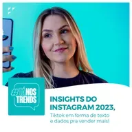 INSIGHTS DO INSTAGRAM 2023, Tiktok em forma de texto e dados pra vender mais!
