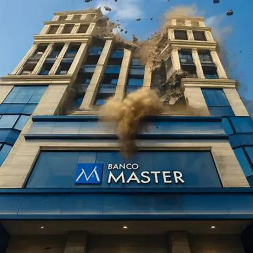 Banco Master desmorona, mas não abala o sistema financeiro.
