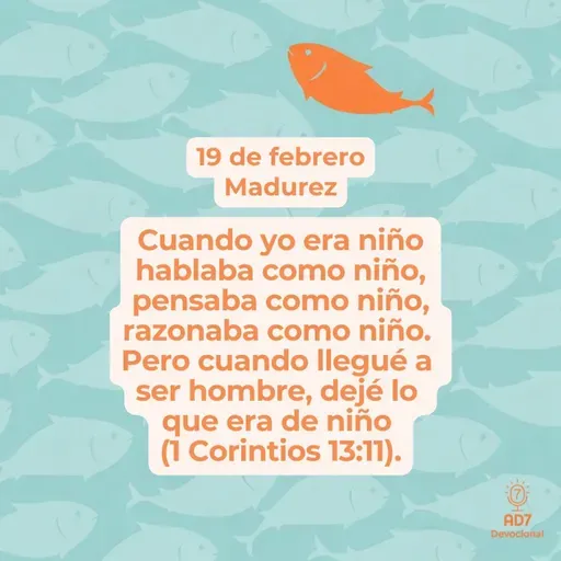 Madurez ~ Devocional de Jóvenes ~ 19 de febrero 2026