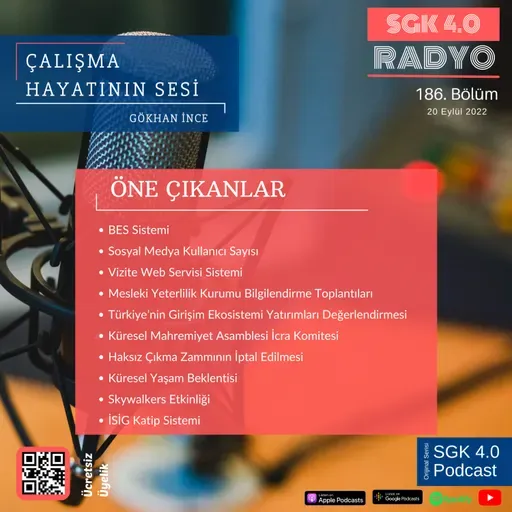 ÇALIŞMA HAYATININ SESİ 186. BÖLÜM | GÖKHAN İNCE-İŞ VE SOSYAL GÜVENLİK UZMANI