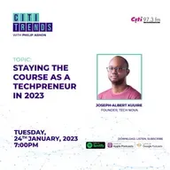 Stay the Course as a Techpreneur in 2023 with Joseph-Albert Kuuire