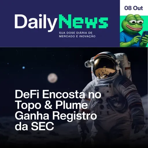 DeFi Encosta no Topo e Plume Ganha Registro da SEC | DailyNews #0/10 #107