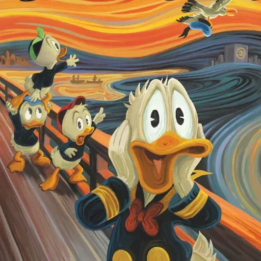 Donald Duck nummer 34 uit 2025: de geschilderde geesten